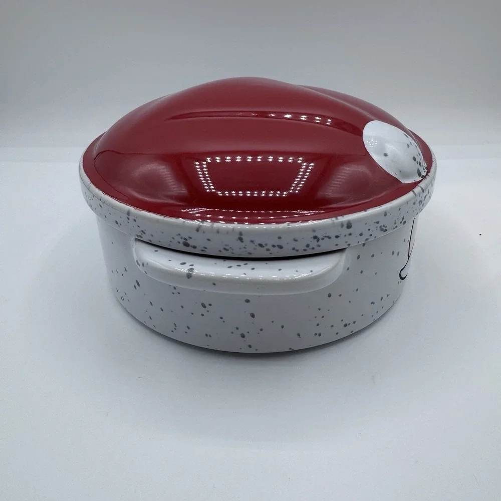 Decorative Ceramic Santa Claus Mini Casserole Dish or Brie Baker. (G4)